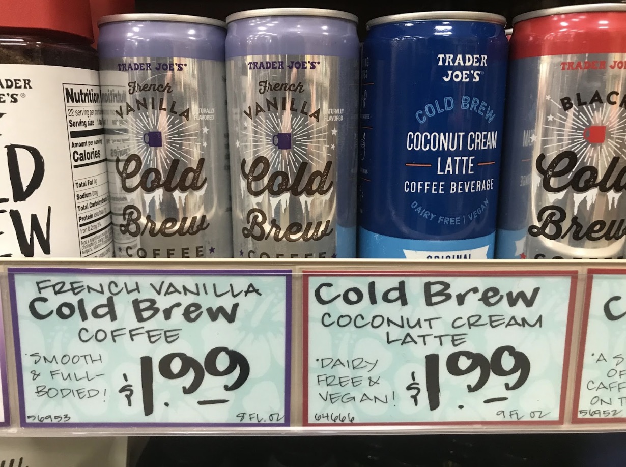 Trader Joe's Cold Brew Coffee Ready To Drink 