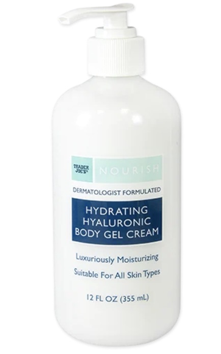 Trader Joes Hydrating Hyaluronic Body Gel Cream