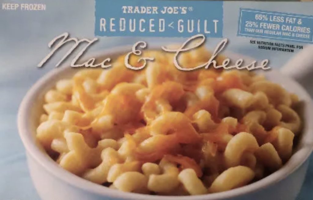 Trader joes guilt Mac and cheese