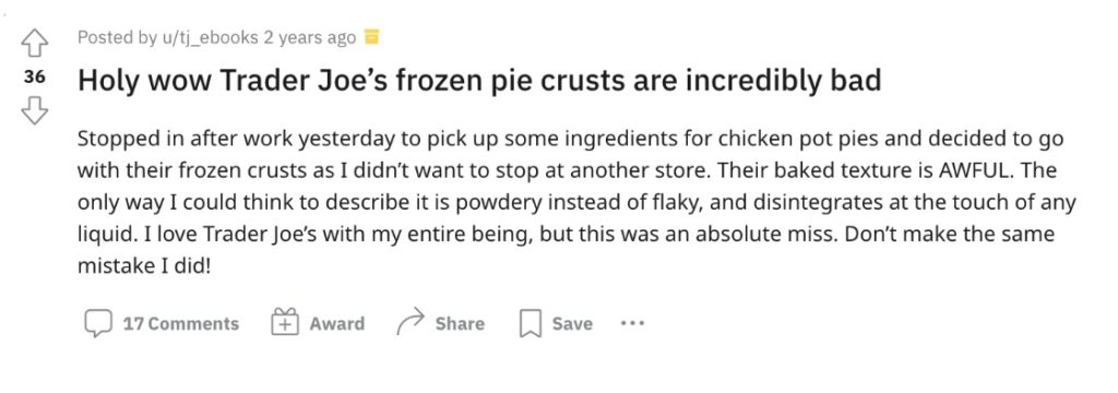 Trader Joe’s Pie Crust Review 2