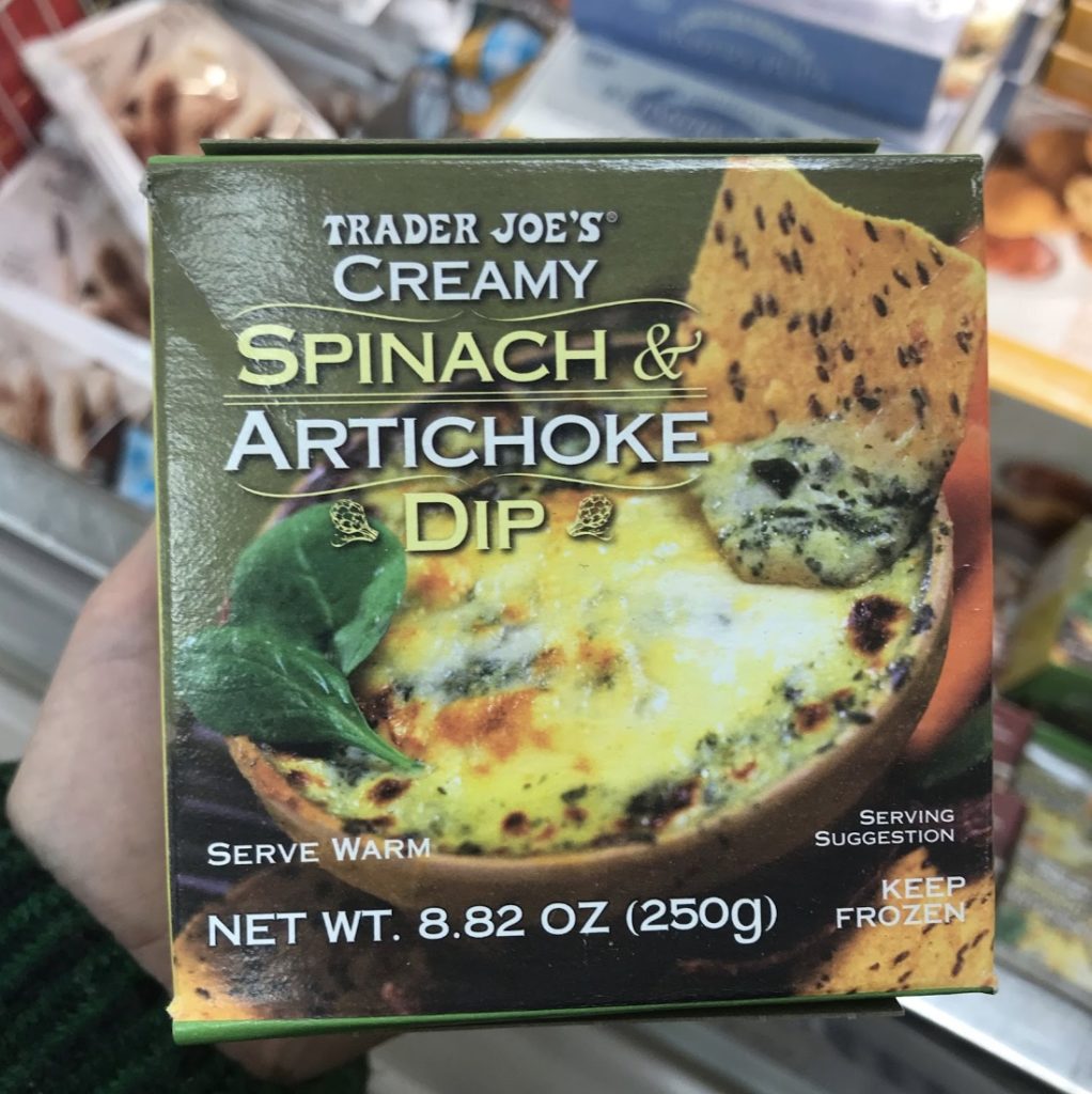 Trader Joe’s Spinach Artichoke Dip