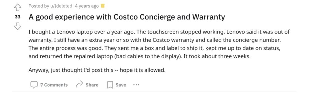Costco Laptop Warranty Review 2