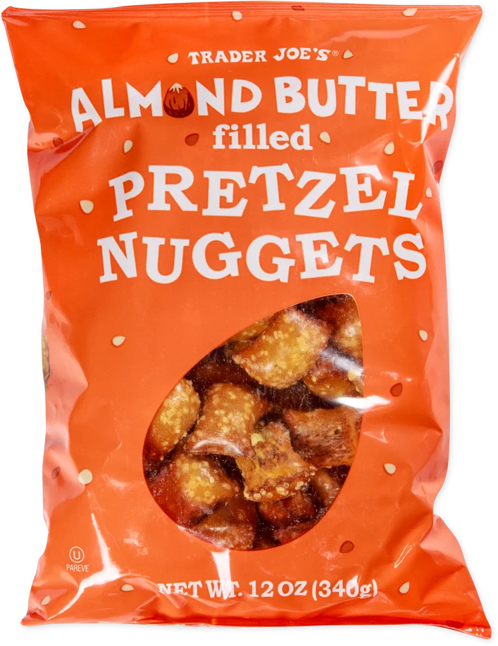 Almond Butter Filled Pretzel Nuggets