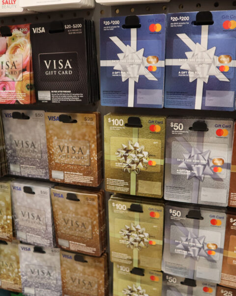 Shopping At Walmart With Visa and Mastercard
