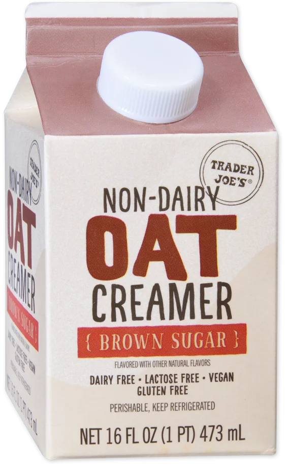 trader Joes Oat Creamer Brown Sugar Flavor