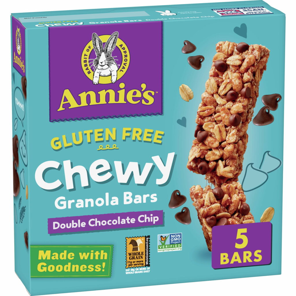 Annie's Gluten Free Chewy Granola Bars, Double Chocolate Chip