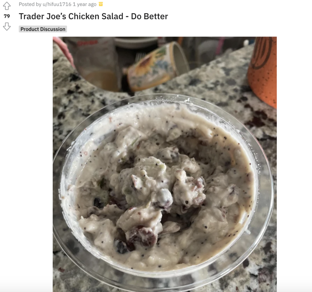 Chicken Salad Customer Reviews
