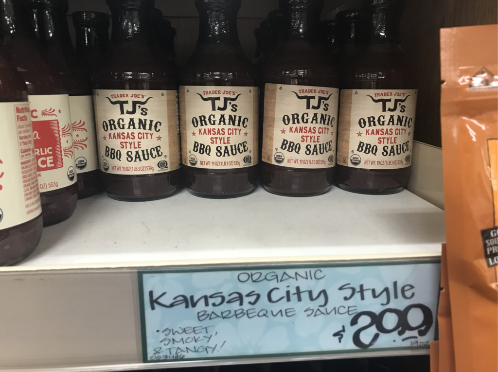 Organic Kansas City Style BBQ Sauce