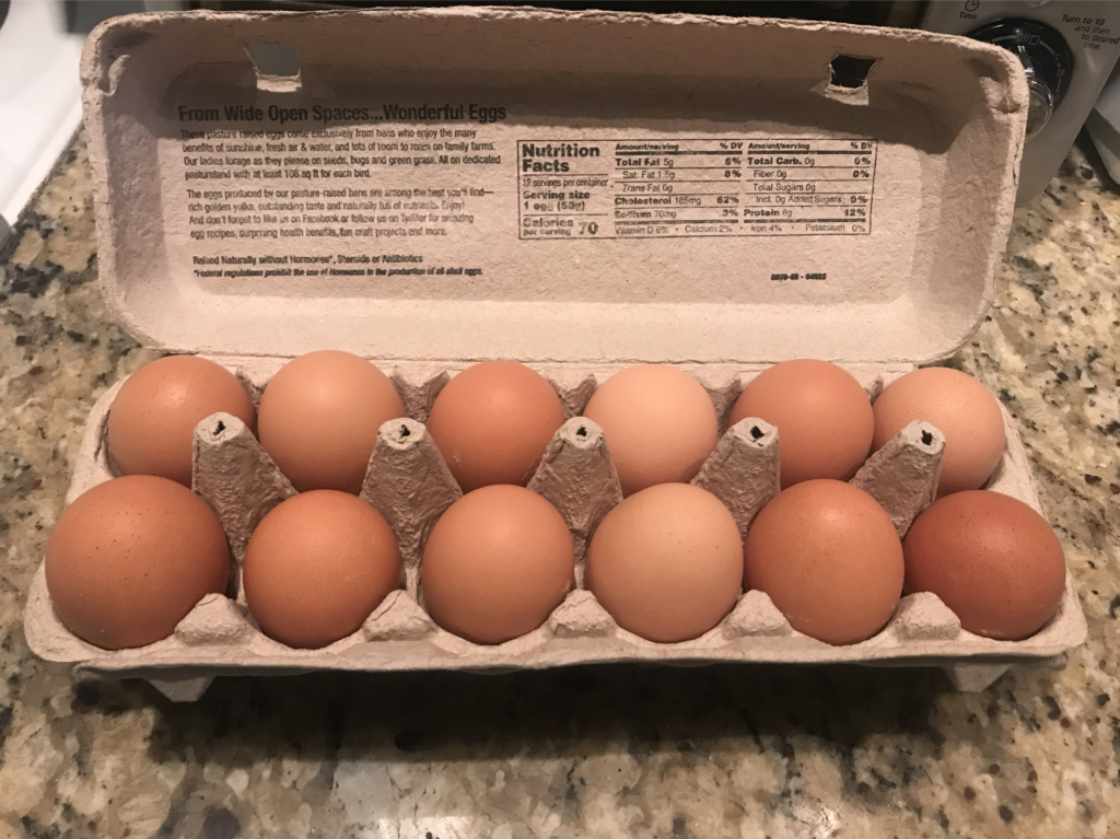 Trader Joes Eggs open box