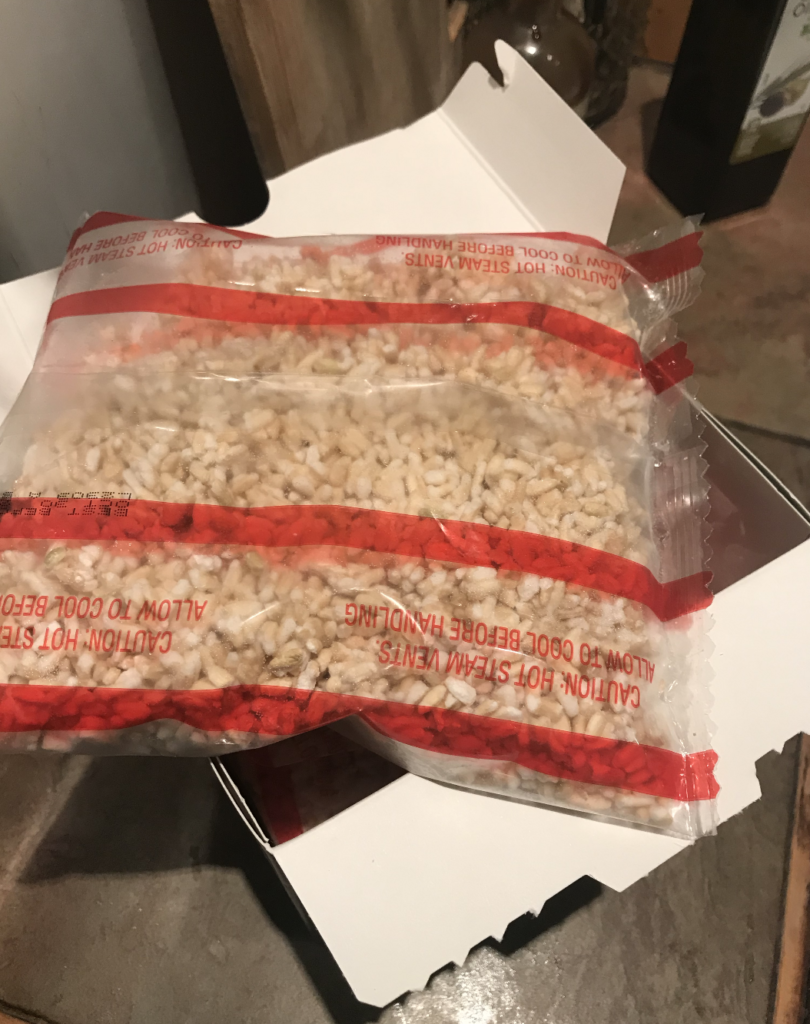 Trader Joe's Frozen Brown Rice Unpacked