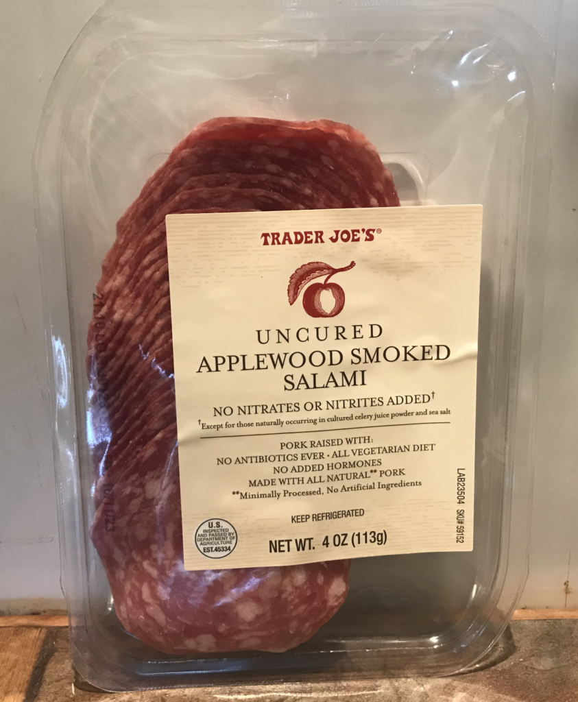 Trader Joe’s Uncured Applewood Smoked Salami