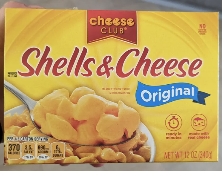 Shells and Cheese Aldi