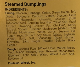 Bibigo Dumplings At Costco Ingredients