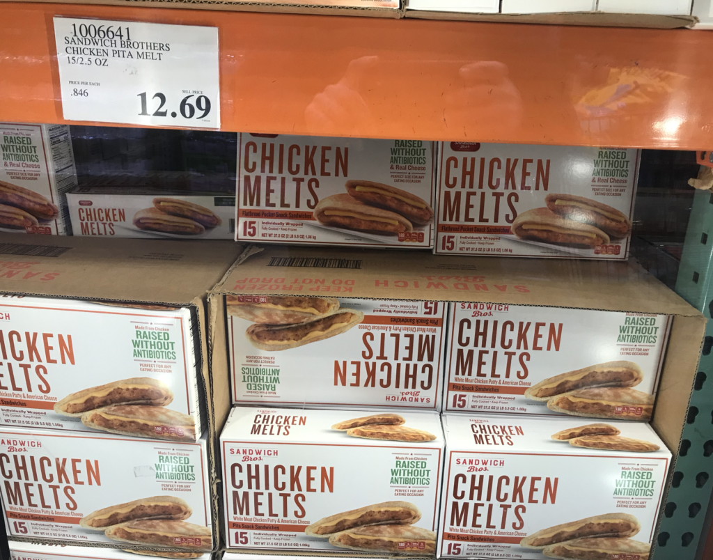 Chicken Melts At Costco Pricing