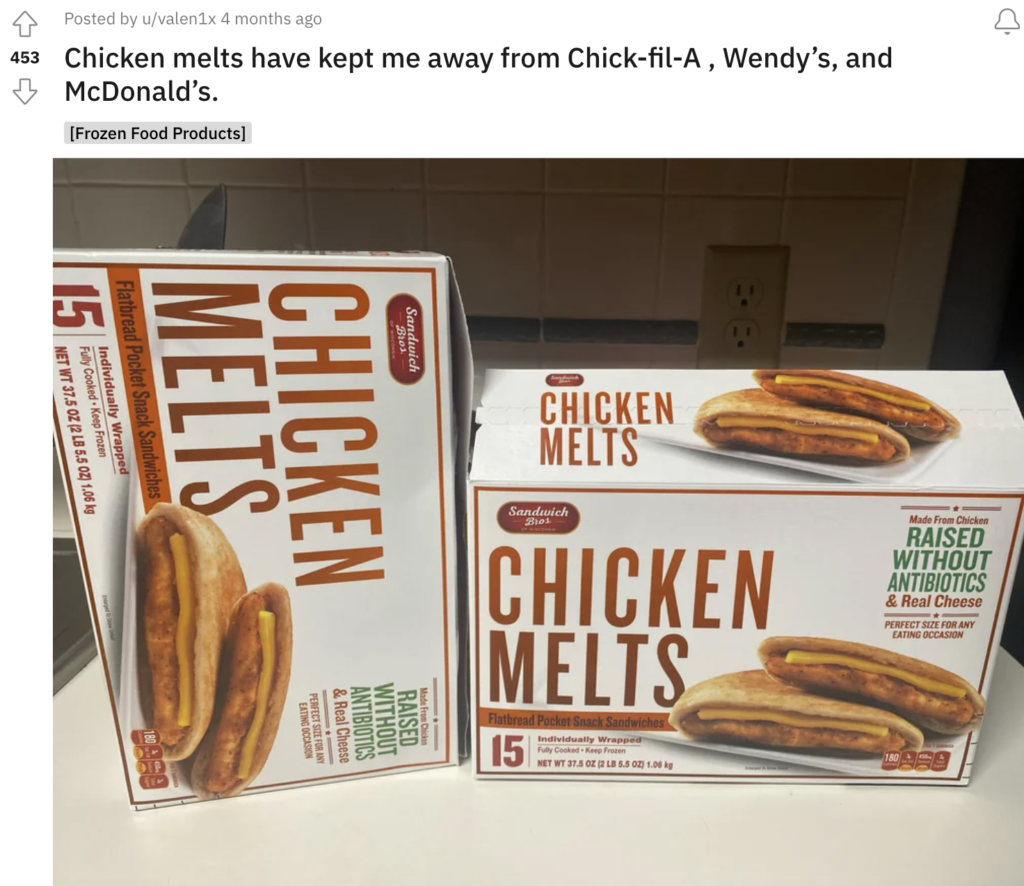 Chicken Melts At Costco Review 3