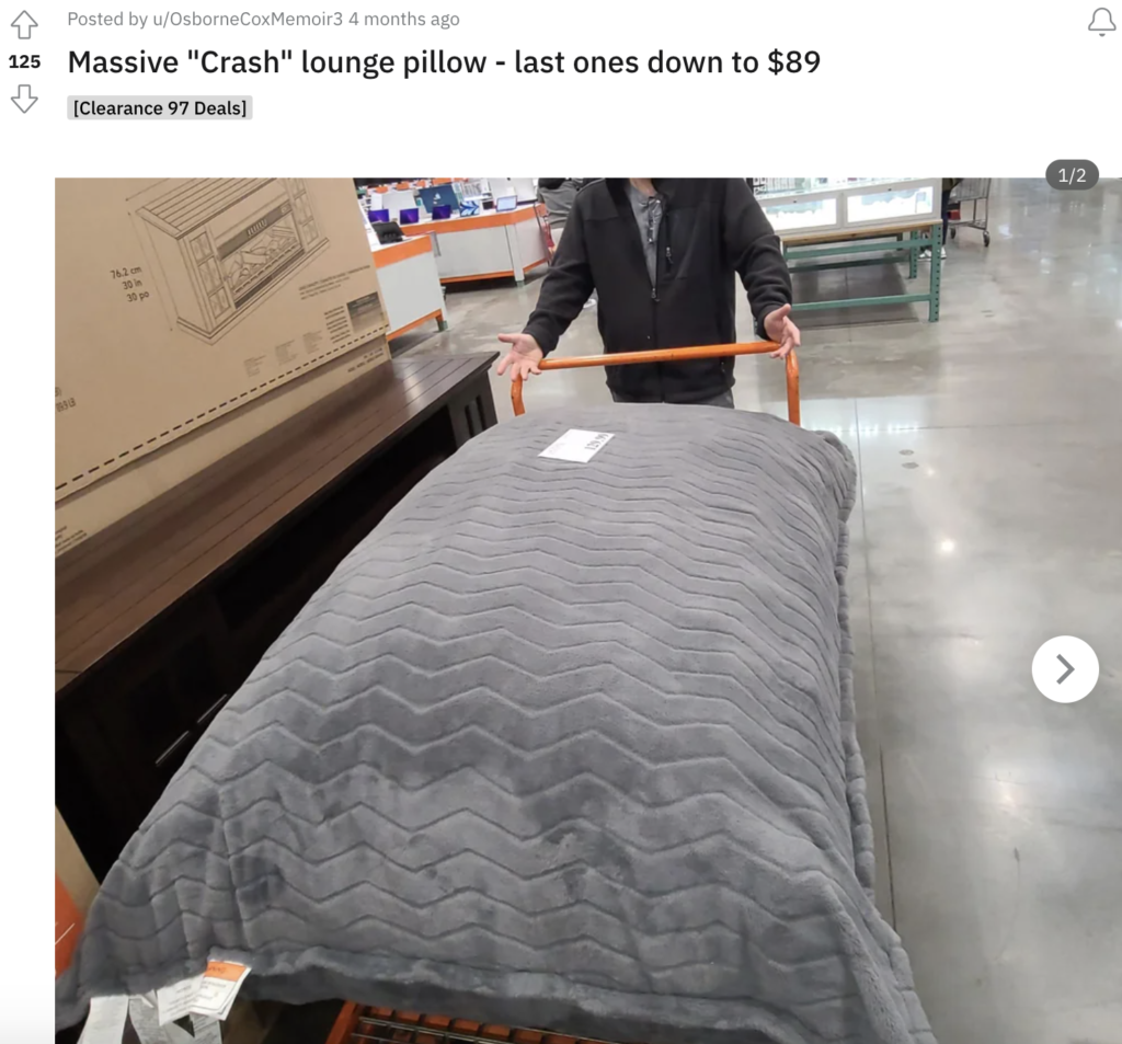 Costco Is Selling A Pillow The Size Of A Person Review 1
