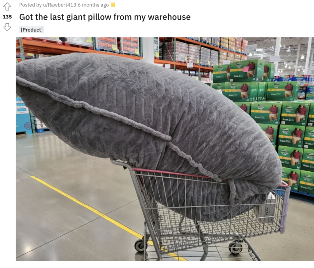 Costco Is Selling A Pillow The Size Of A Person Review 4