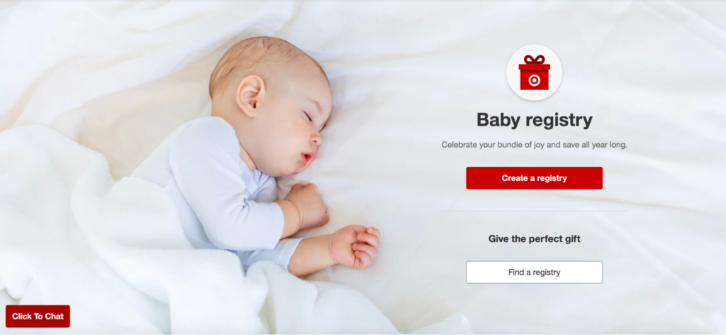 Create Baby Registry Target
