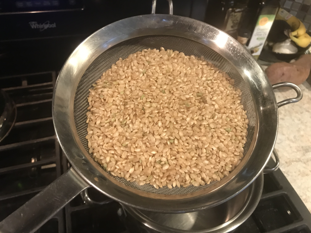 Lundberg Organic Brown Rice Short Grain Straining