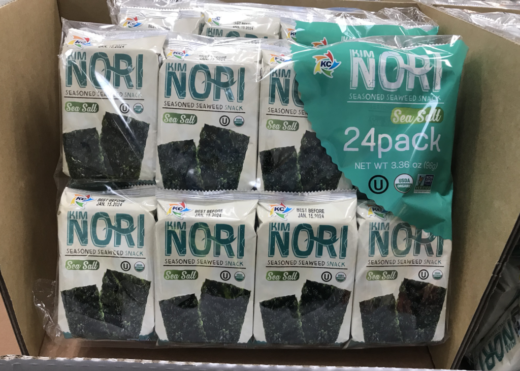 Organic Seaweed Snacks At Costco