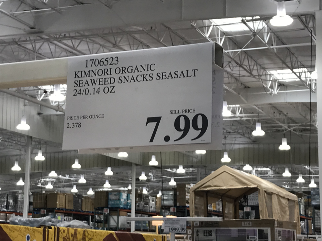 Organic Seaweed Snacks At Costco Pricing