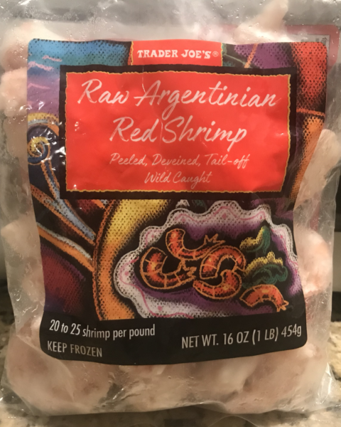 Trader Joe’s Argentinian Shrimp Package 1