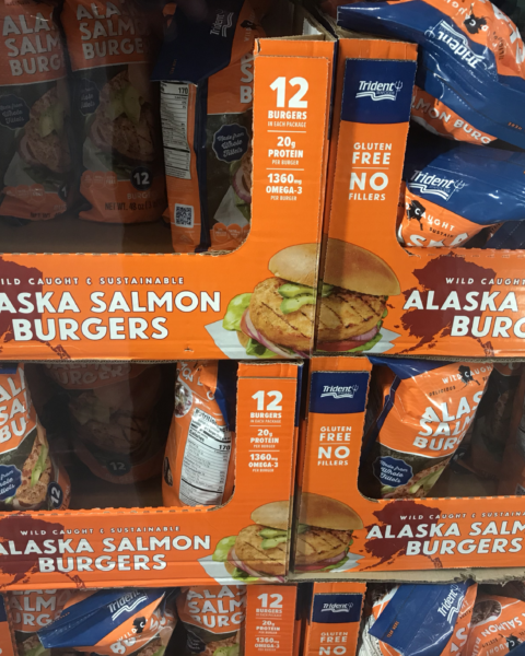 Wild Caught Alaska Salmon Burgers At Costco