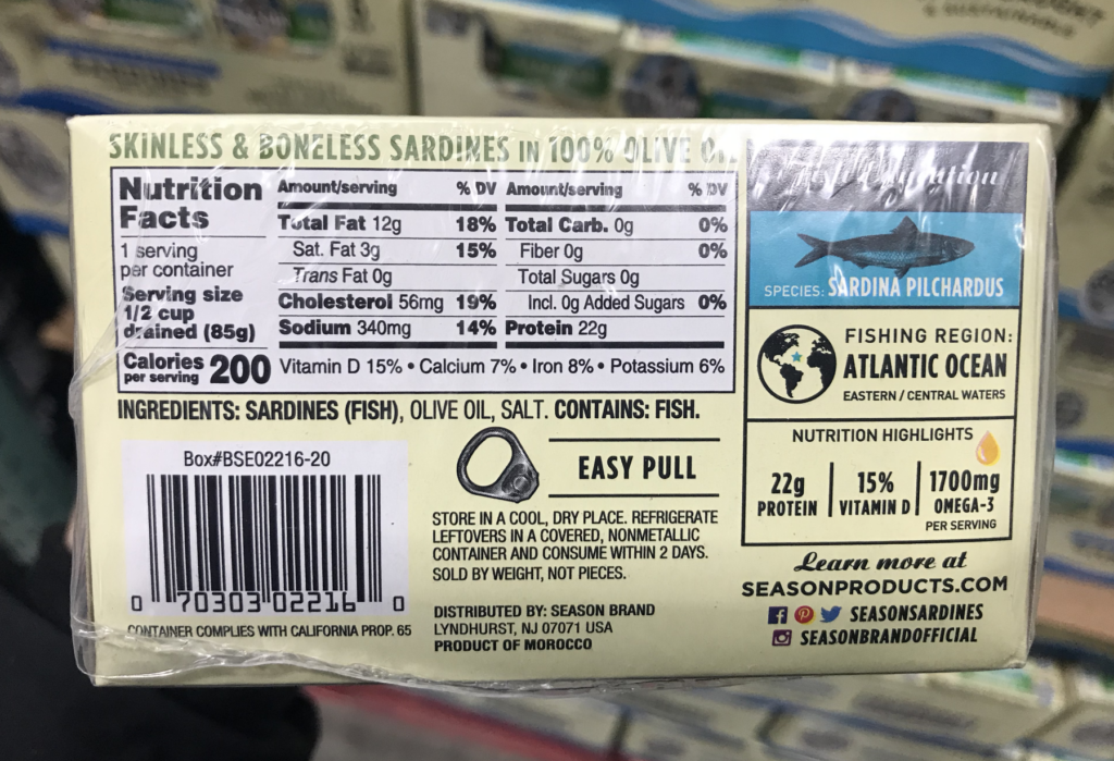 Buy Sardines At Costco Nutrition