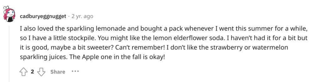 Trader Joe’s Sparkling Lemonade Review 2