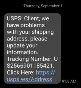 USPS Text Message