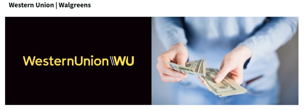 Western Union at Walgreens