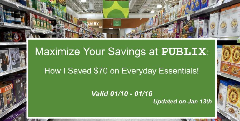 15+ Everyday Essentials Deal at Publix – Maximize Your Savings at PUBLIX