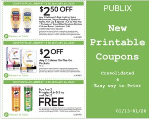Publix Printable Coupons - AisleofShame.com