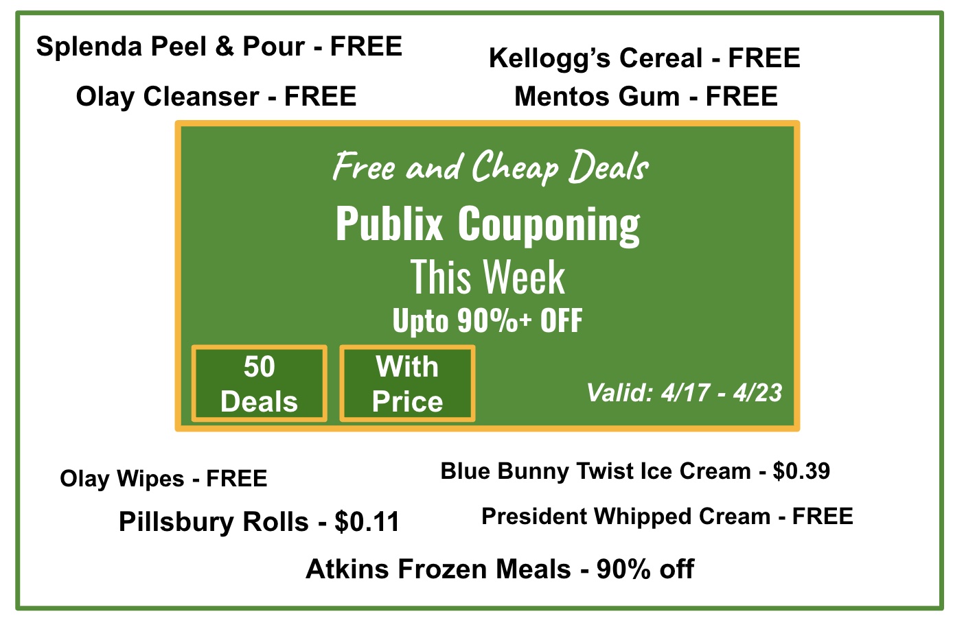 Publix Couponing This Week (Upto 90% OFF) - AisleofShame.com