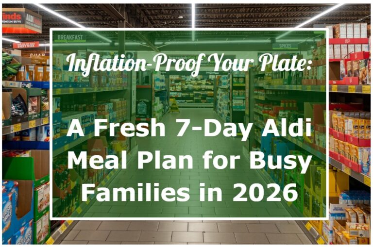 Inflation-Proof Your Plate: A Fresh 7-Day Aldi Meal Plan for Busy Families in 2026