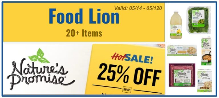 Discover Nature’s Promise Deals at Food Lion This Week!