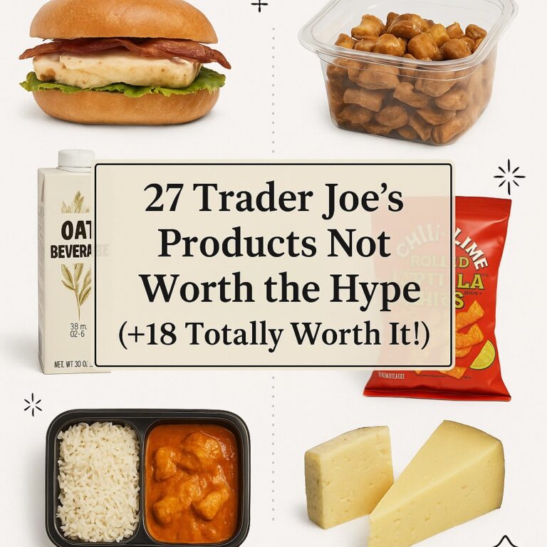 27 Trader Joe’s Products Not Worth the Hype (+18 Totally Worth It!)
