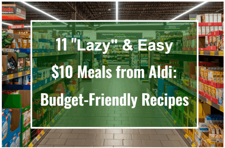 11 “Lazy” & Easy $10 Meals from Aldi: Budget-Friendly Recipes