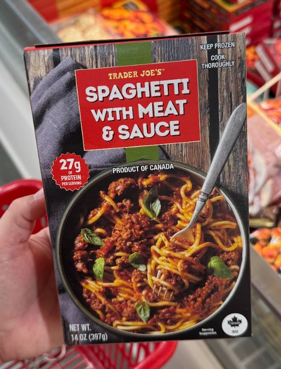 Trader Joe's Spaghetti with Meat and Sauce