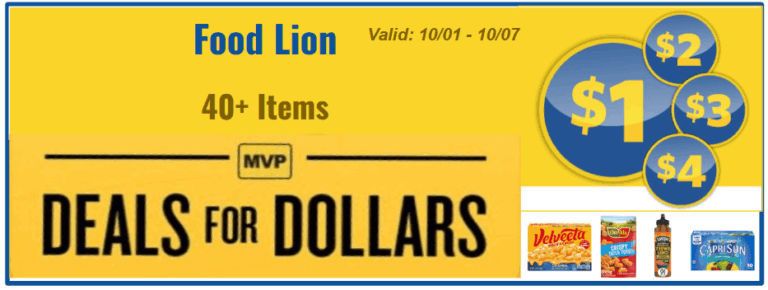 Food Lion’s Weekly Price Slash: Everything You Need for Just $3–$4!