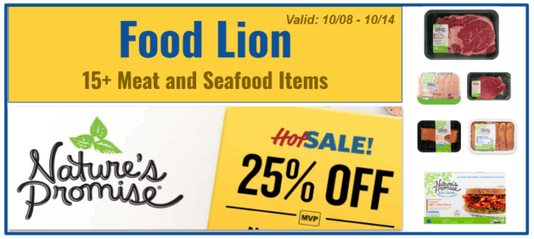 Food Lion’s 25% Off Nature’s Promise Meat Deal You Can’t Afford to Miss!