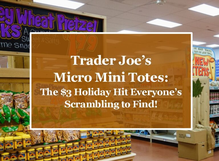 Trader Joe’s Micro Mini Totes: The $3 Holiday Hit Everyone’s Scrambling to Find!