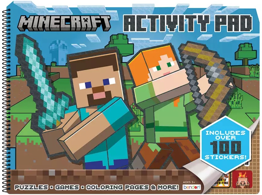Bendon Storybook and Activity Pad - Minecraft