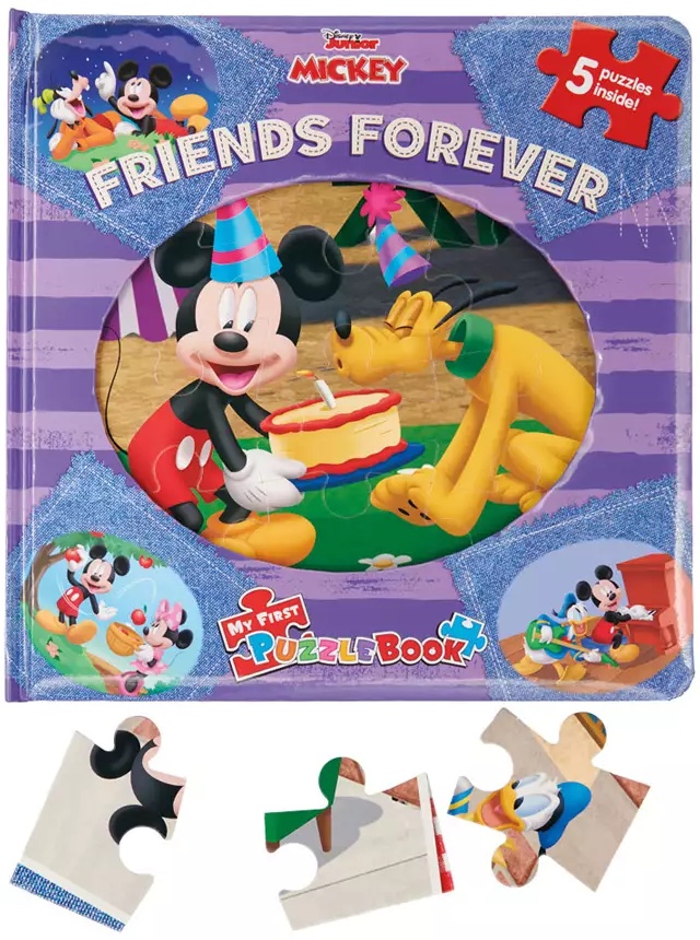 Phidal My First Puzzle Book - Mickey & Friends