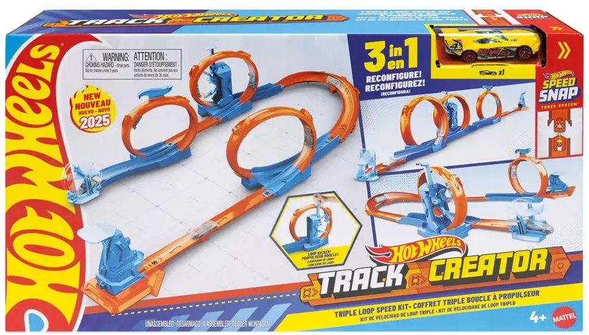 Hot Wheels Track Set - Triple Loop Frenzy