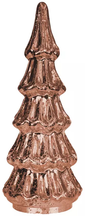 Merry Moments LED Glass Tree - 5 Tier Pink