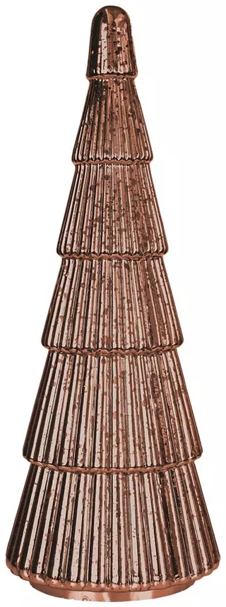 Merry Moments LED Glass Tree - 6 Tier Pink