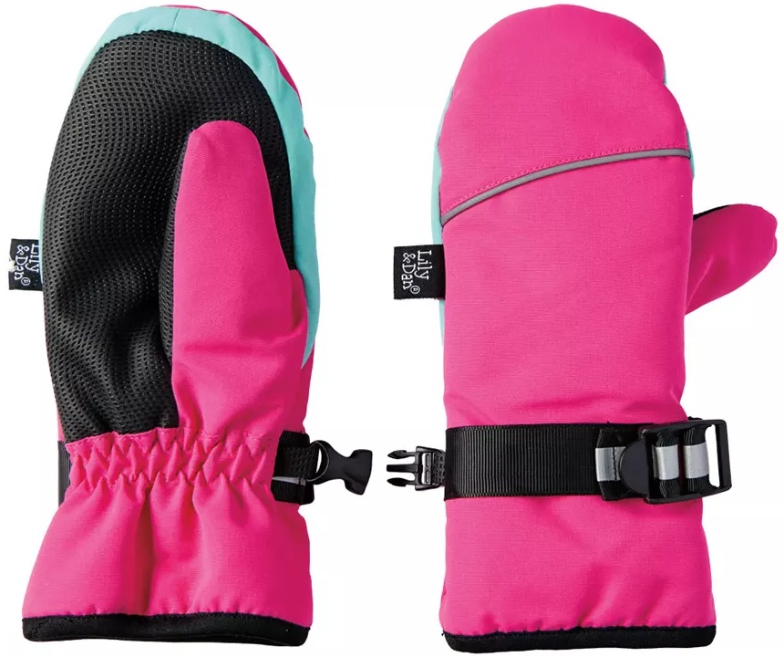 Lily & Dan Childrens Winter Mittens - Pink