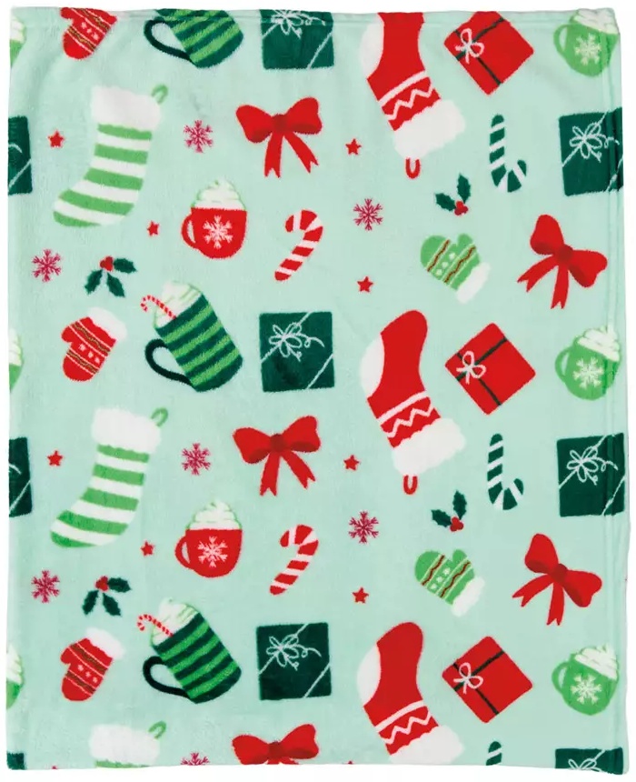 Merry Moments Holiday Throw - Holiday Icons