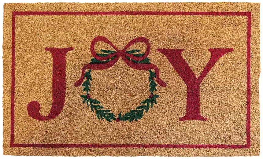 Merry Moments Coir Mat - Joy